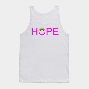 HOPE with rainbow Tank Top